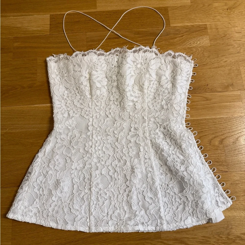 Helsa The Forever Audrey Lace Camisole & Skirt Set - Picture 3 of 11